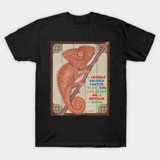 Cute Funny Chameleon Lizard T-Shirt